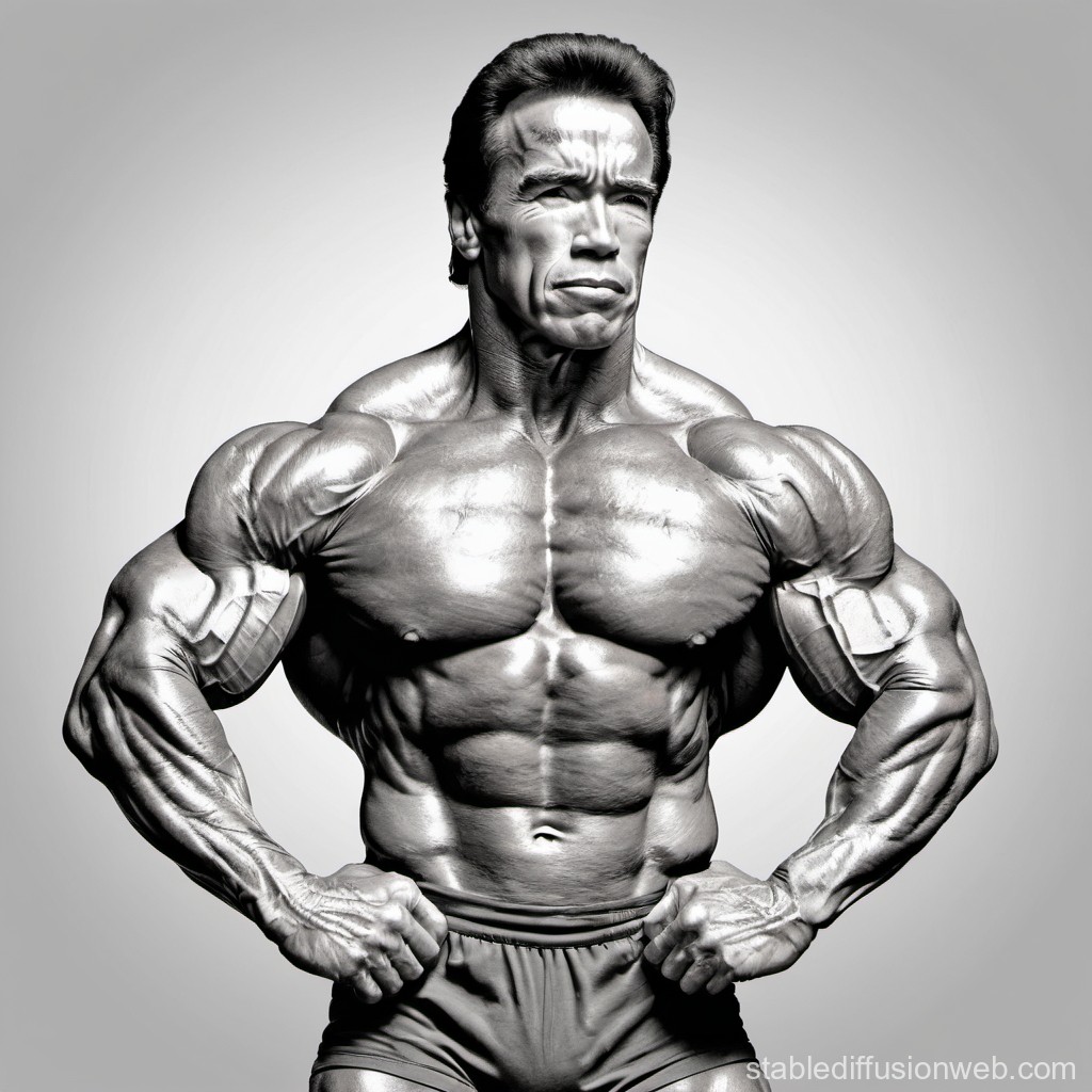 arnold schwarzenegger black and white 0013
