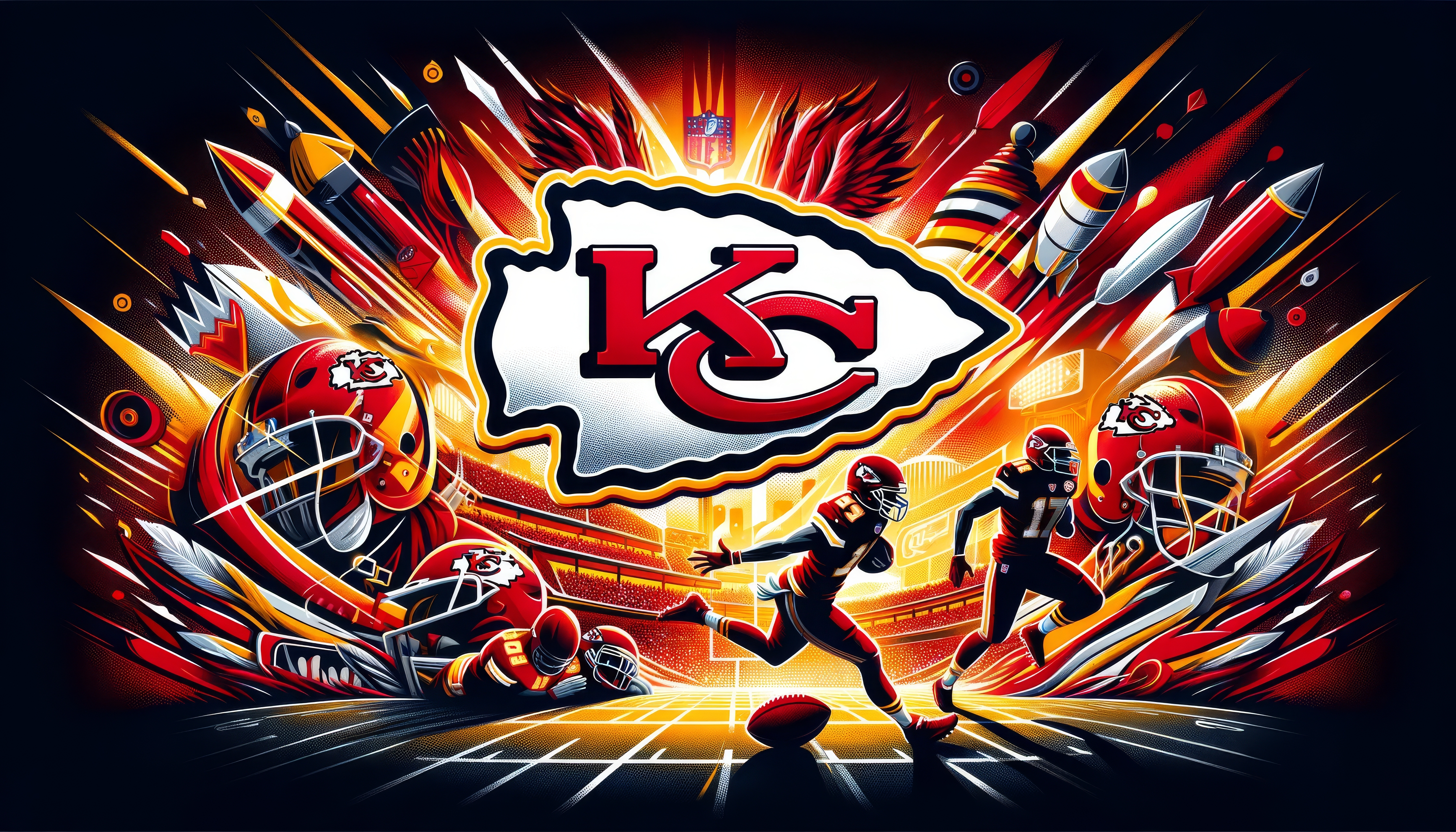 arrowhead wallpaper chiefs 0036