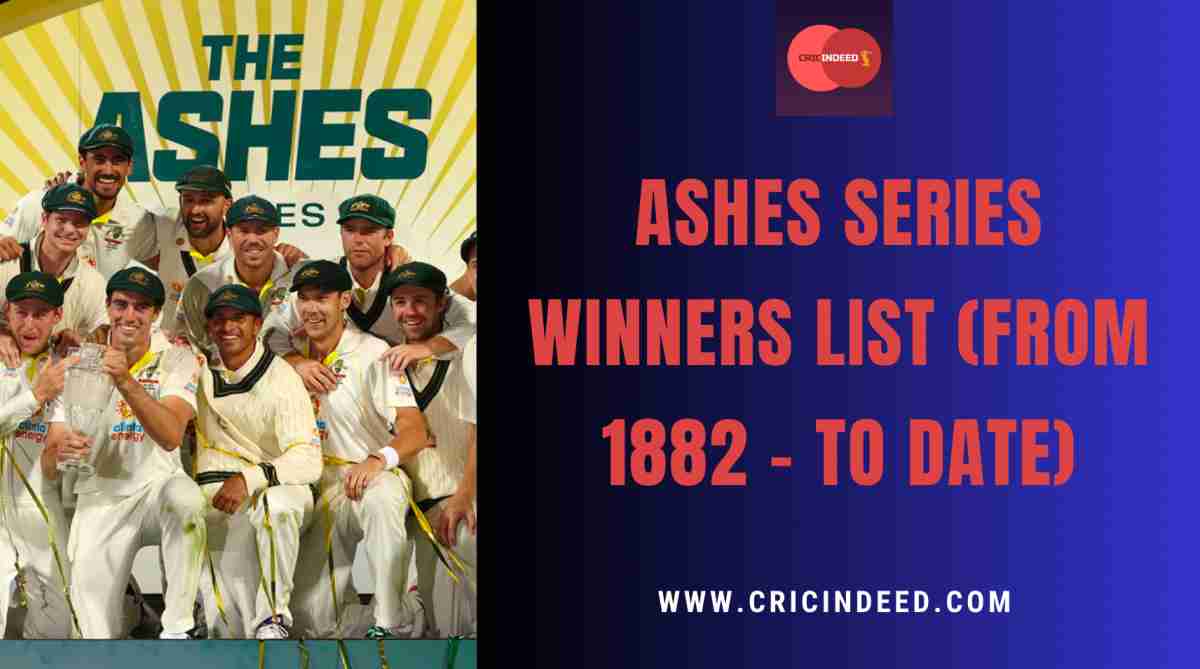 Ashes historical performances.