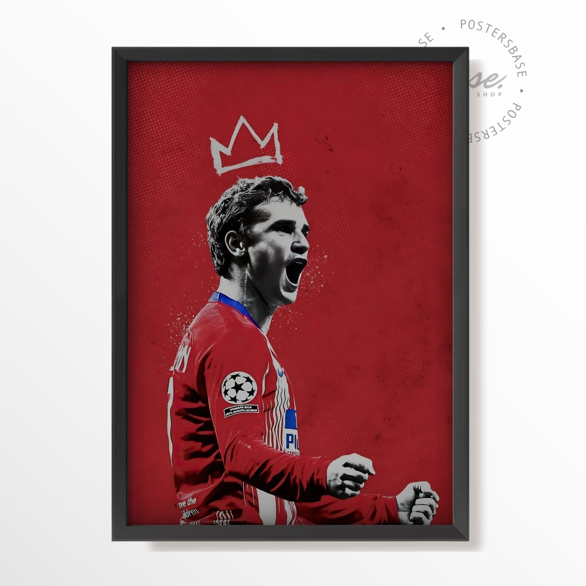 Atletico Madrid art illustrations.