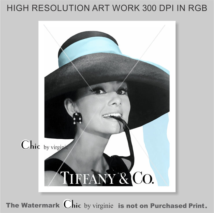 audrey hepburn print tiffanys 0009