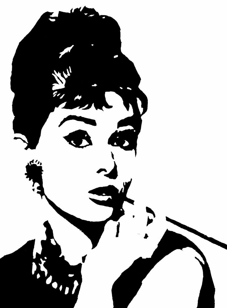 audrey hepburn print tiffanys 0010