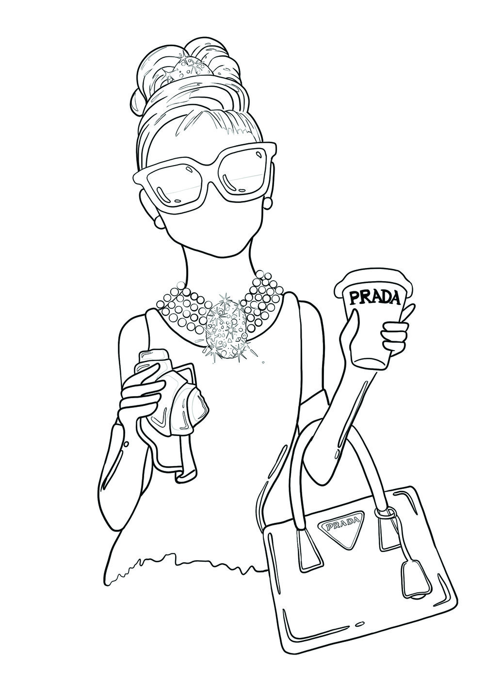 audrey hepburn print tiffanys 0025