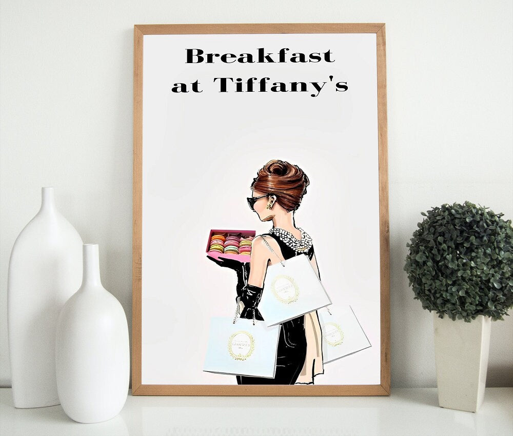 audrey hepburn print tiffanys 0046