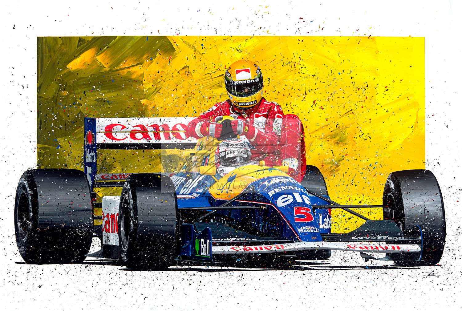 ayrton senna portrait 0027