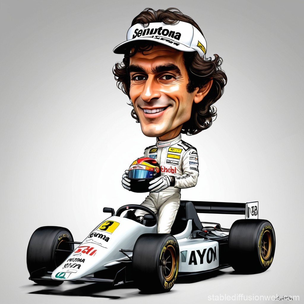 ayrton senna portrait 0031