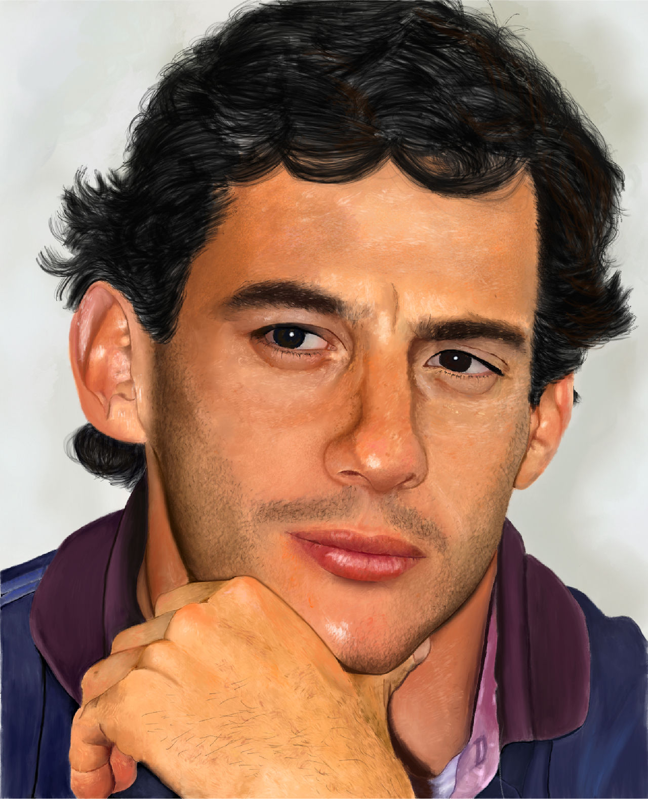 ayrton senna portrait 0035