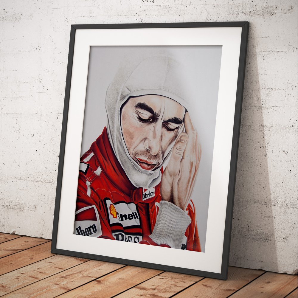 ayrton senna portrait 0042