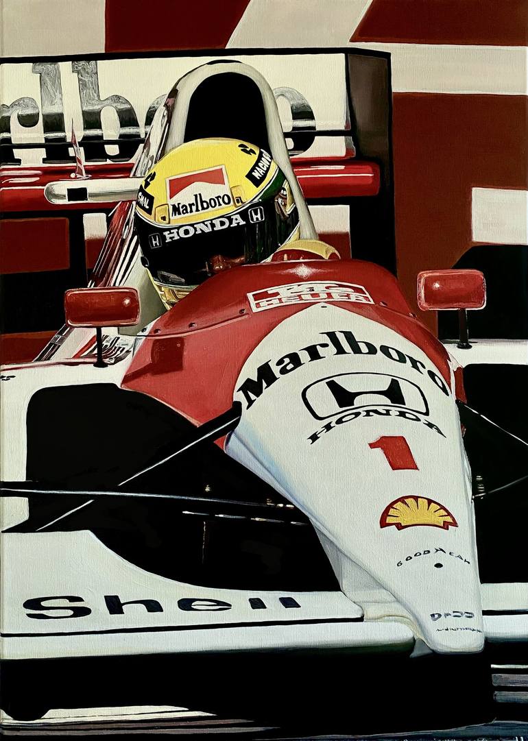 ayrton senna portrait 0047