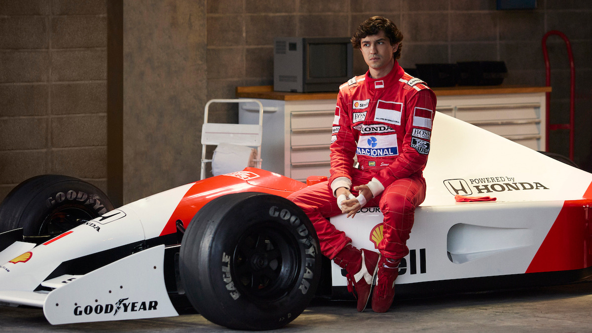 Ayrton Senna sportsmanship photos.