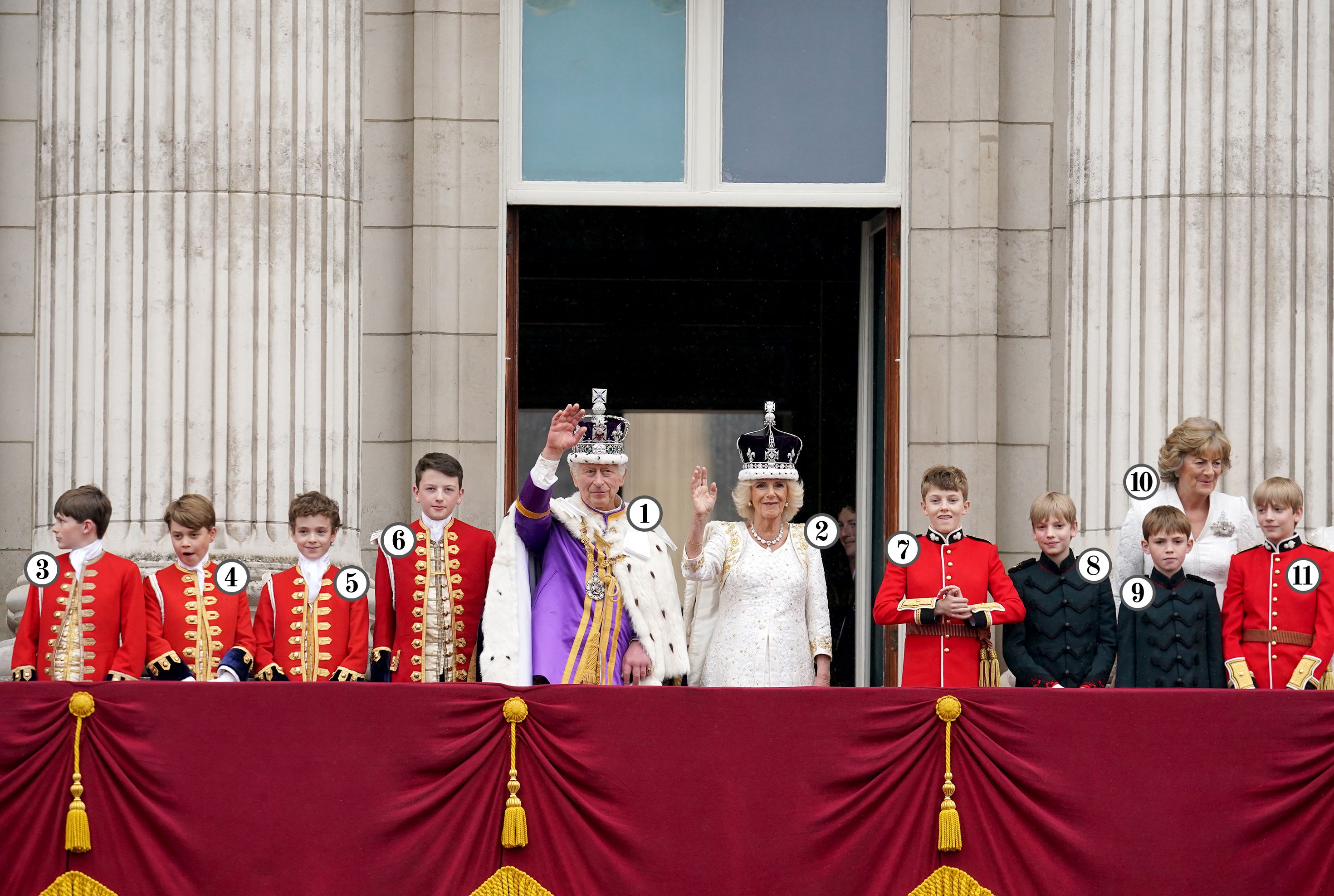 balcony picture coronation