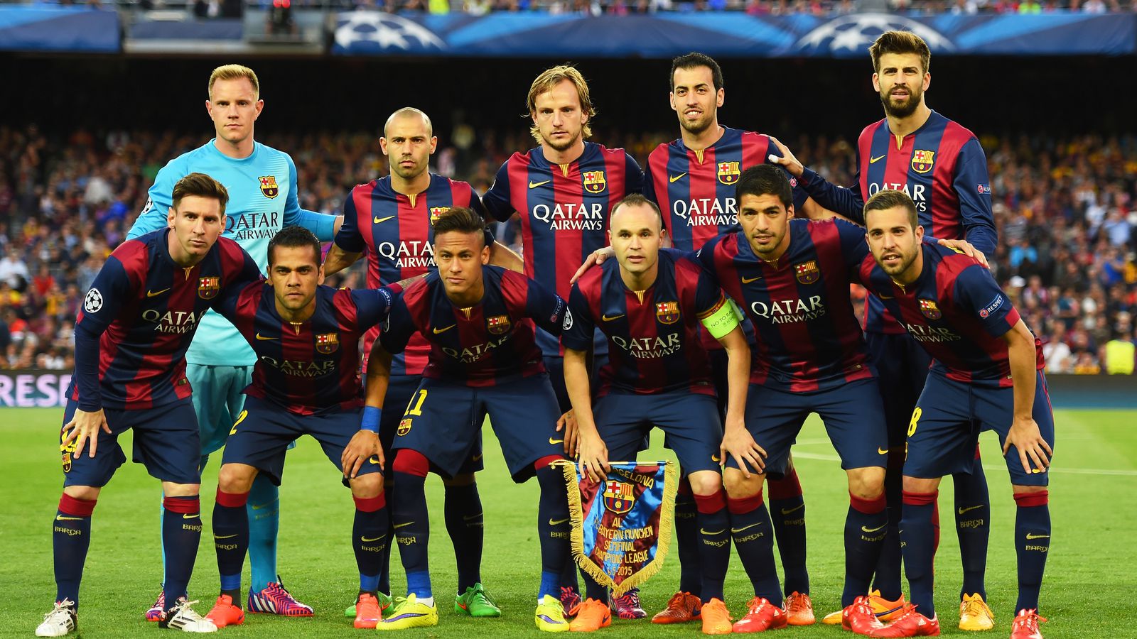 Barcelona Bayern 2015 fan reaction