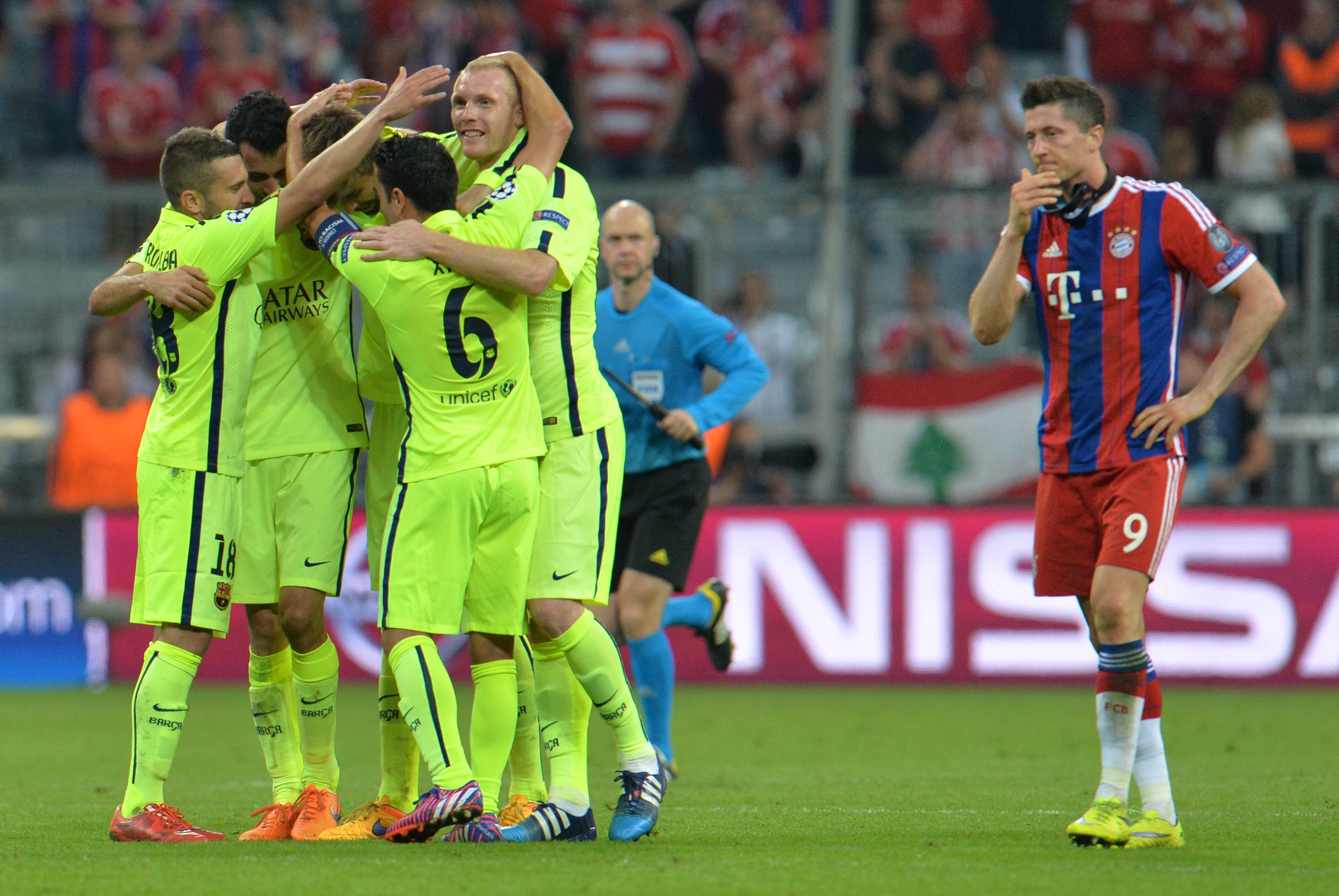 Barcelona Bayern 2015 lineup