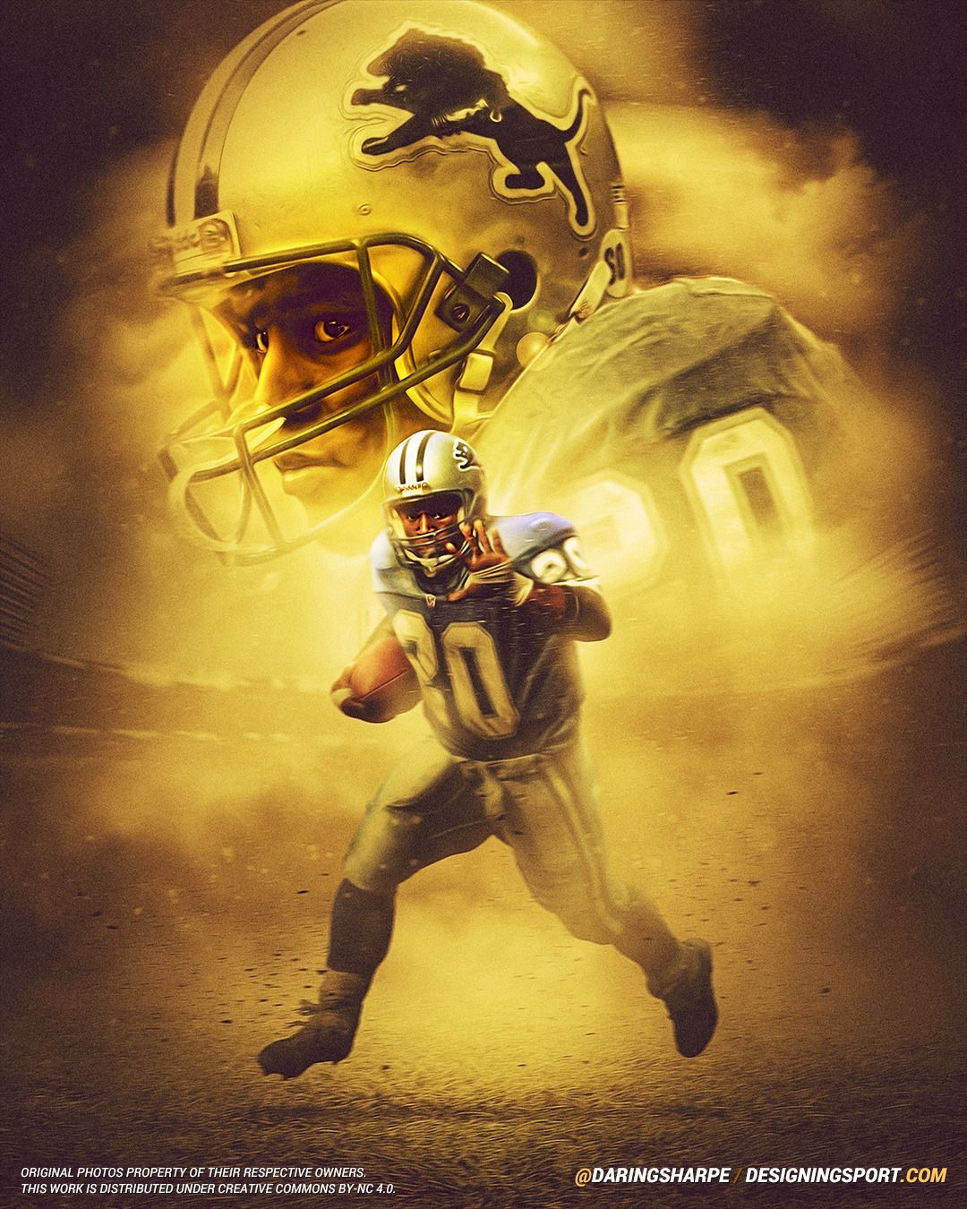 Barry Sanders art for sale
