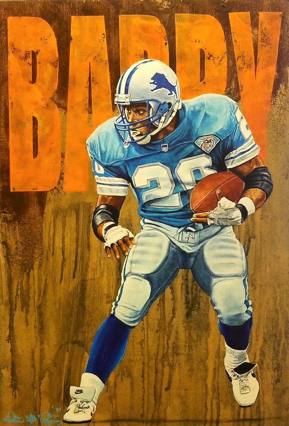 Barry Sanders memorabilia images