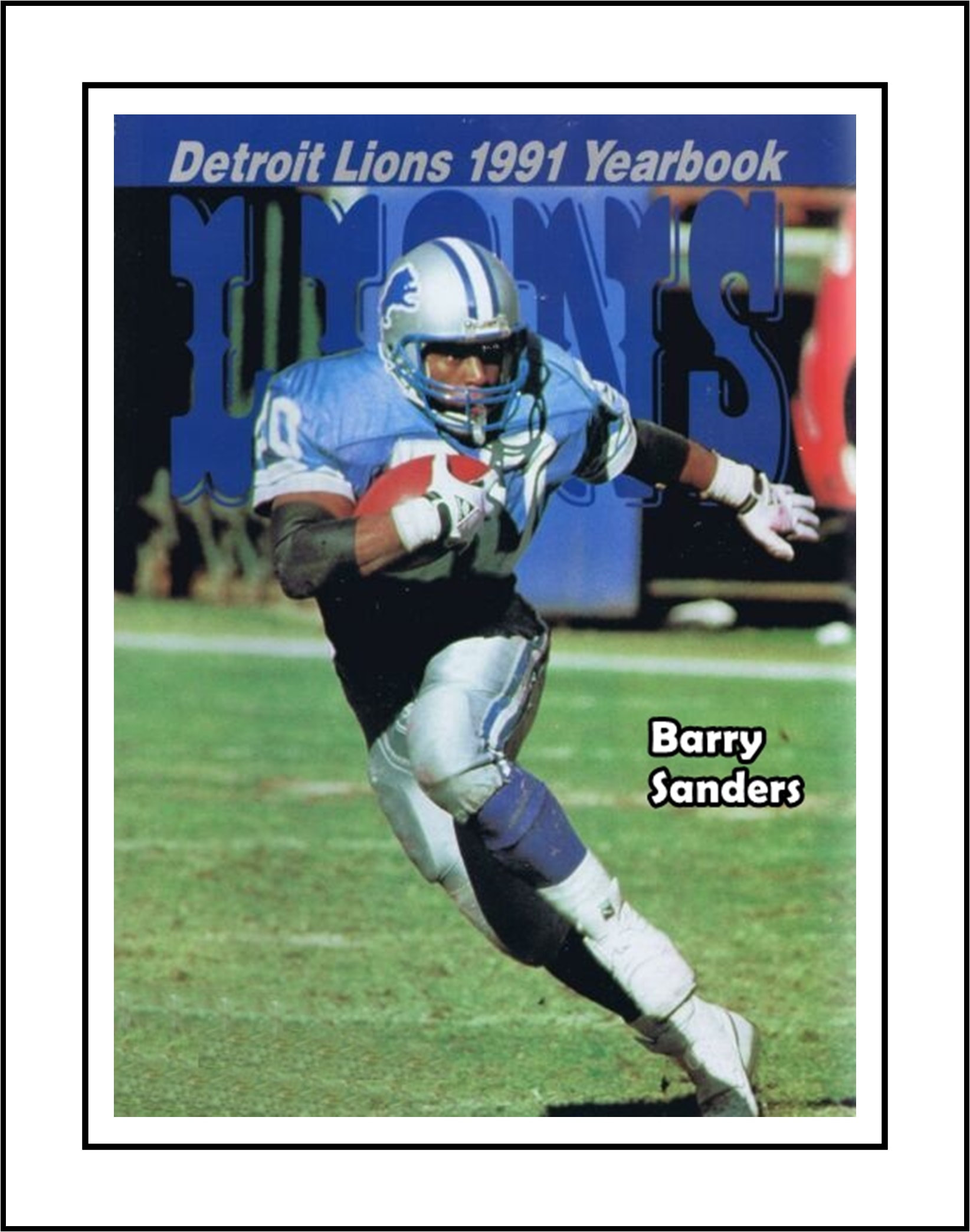 barry sanders poster 0011