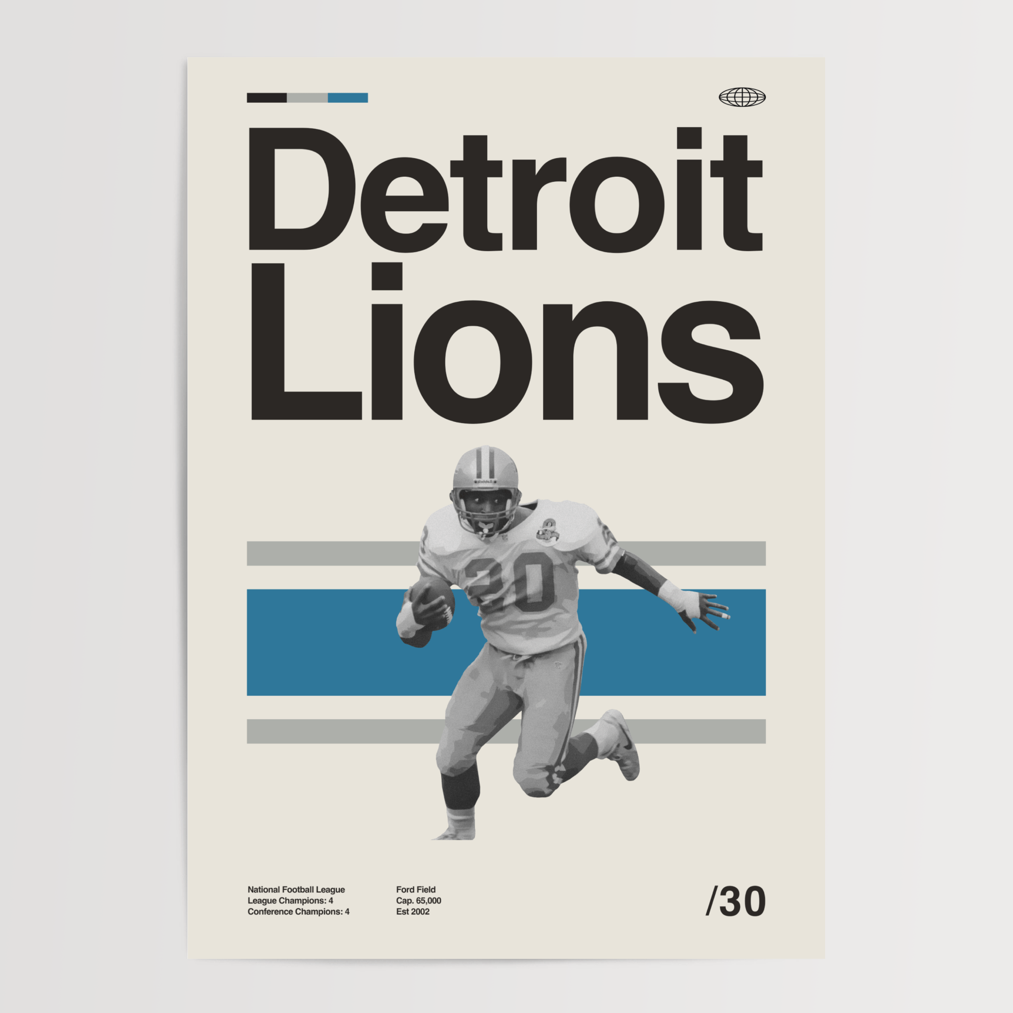 barry sanders poster 0013