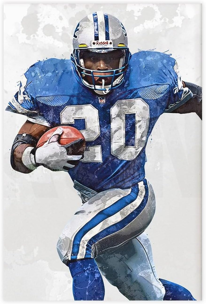 barry sanders poster 0014