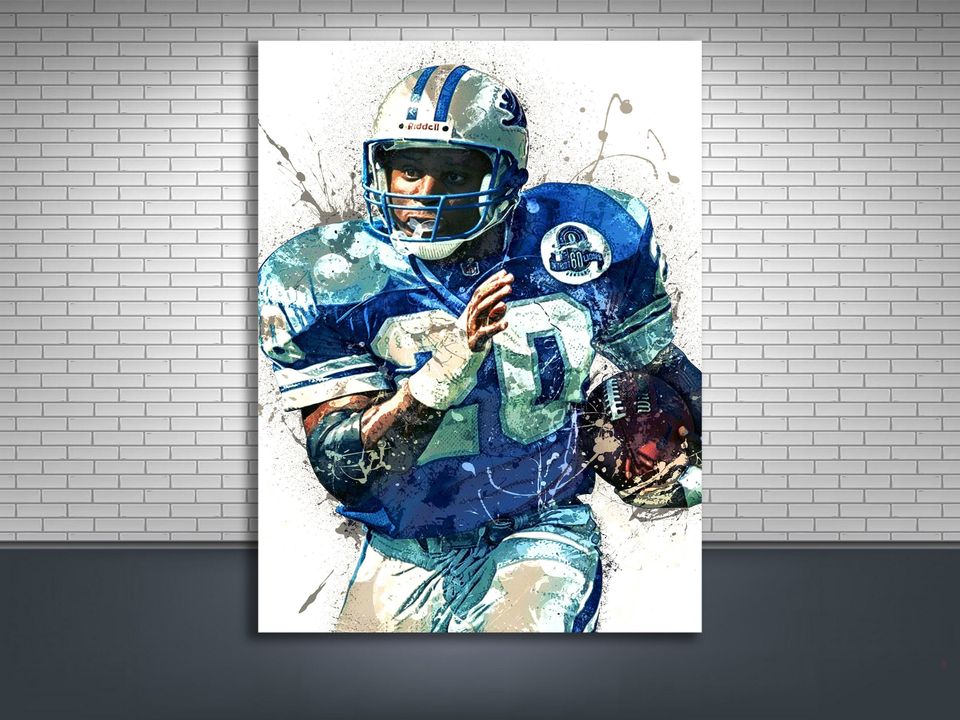 barry sanders poster 0015