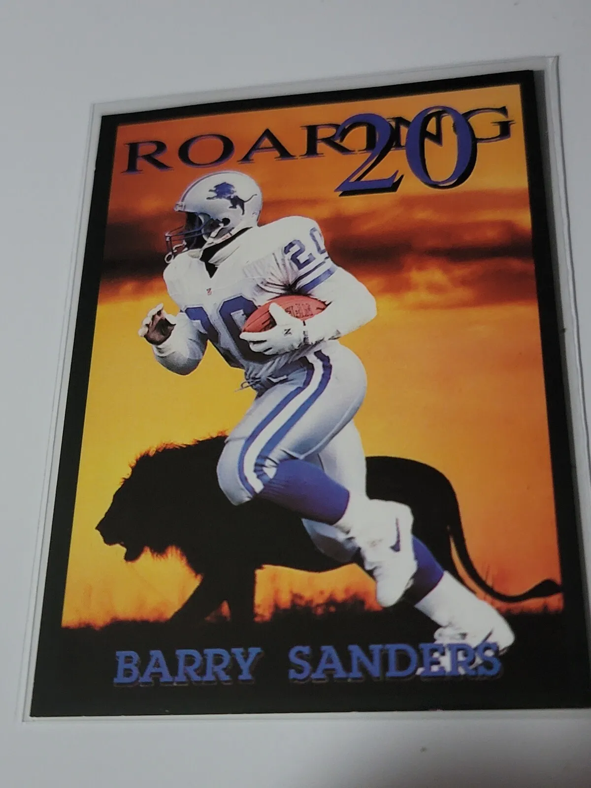 barry sanders poster 0016
