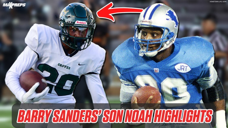 barry sanders poster 0019