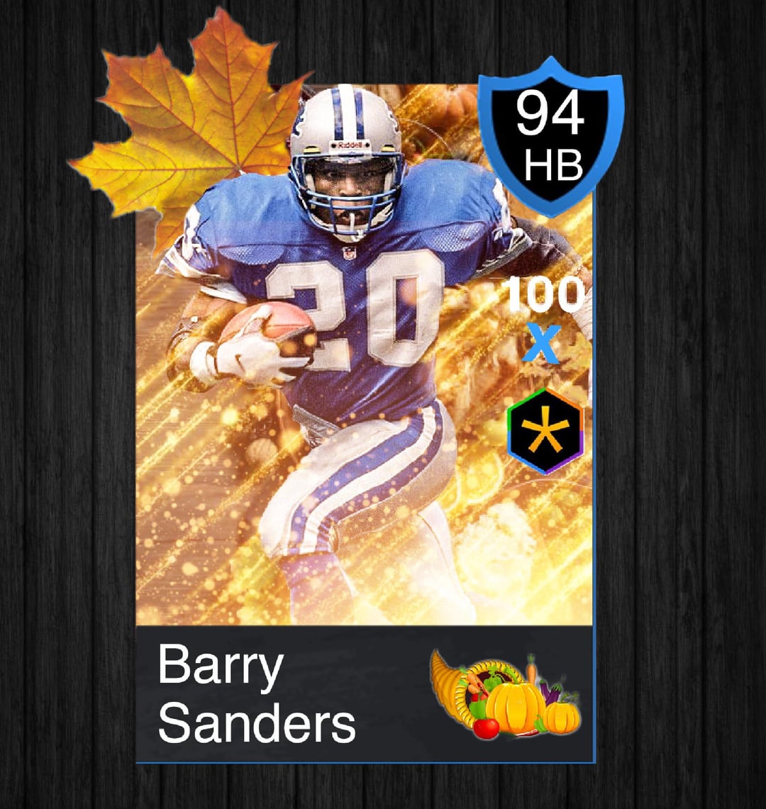 barry sanders poster 0025