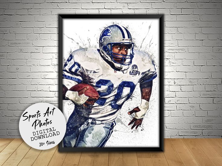 barry sanders poster 0046