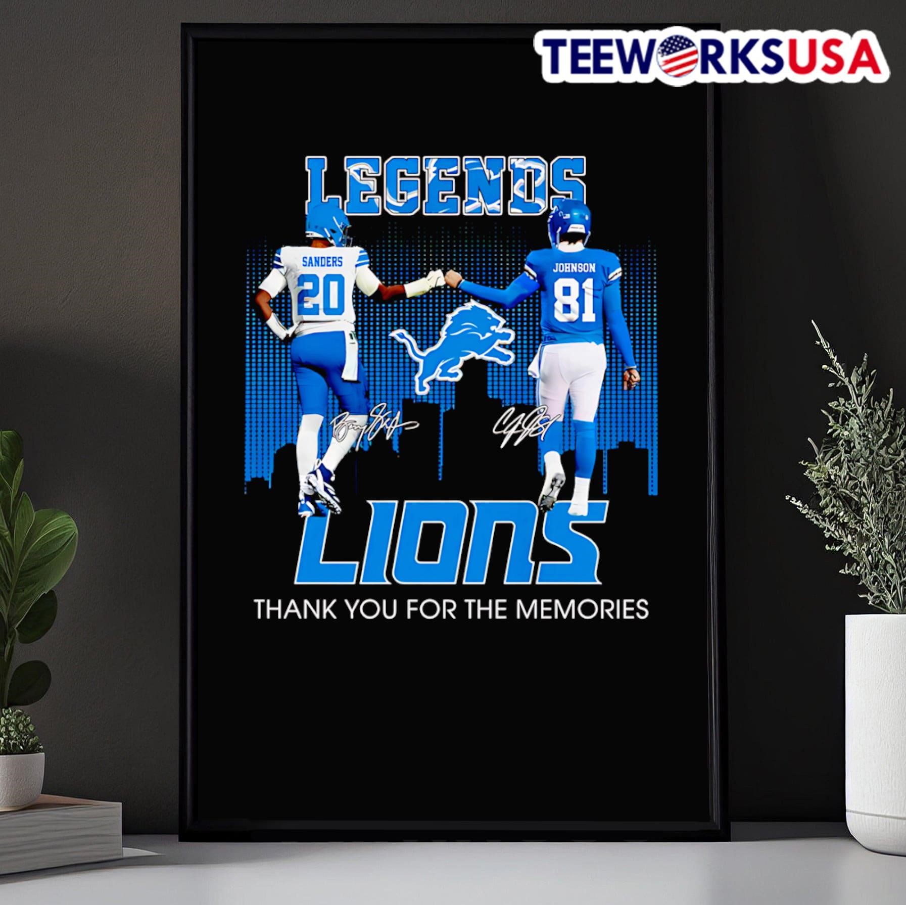 barry sanders poster 0048