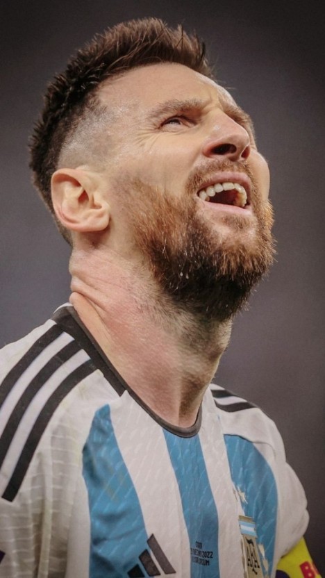 bearded messi