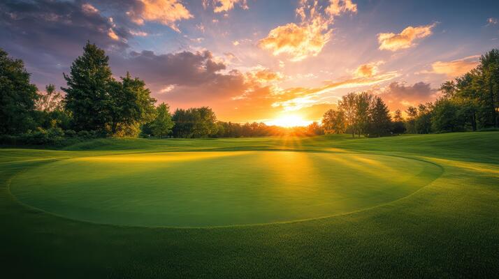 beautiful golf course wallpaper 0014