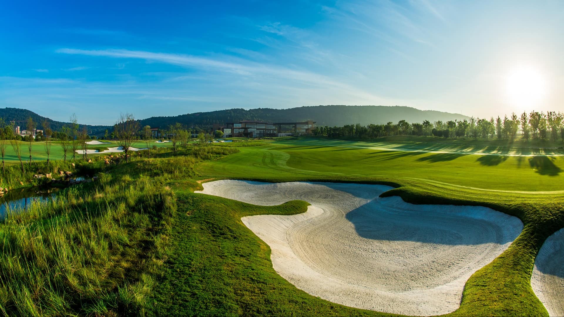 beautiful golf course wallpaper 0033