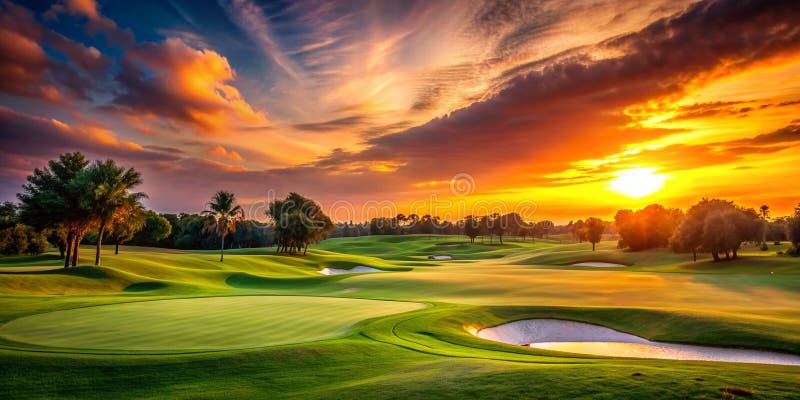 beautiful golf course wallpaper 0040