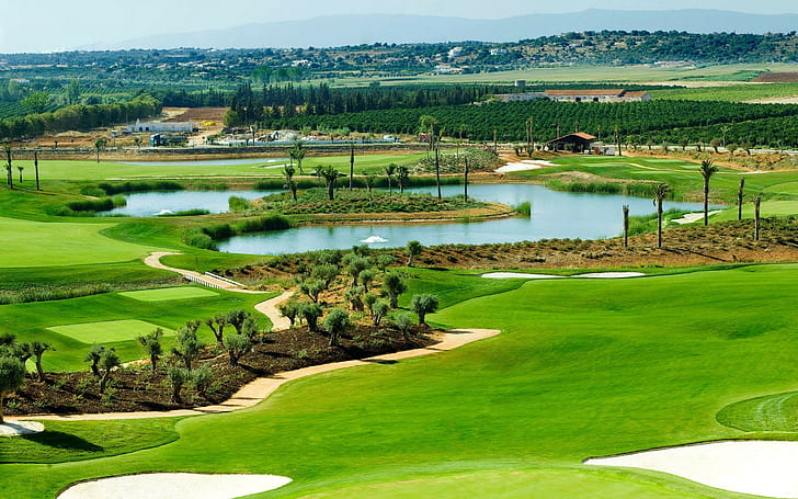 beautiful golf course wallpaper 0045