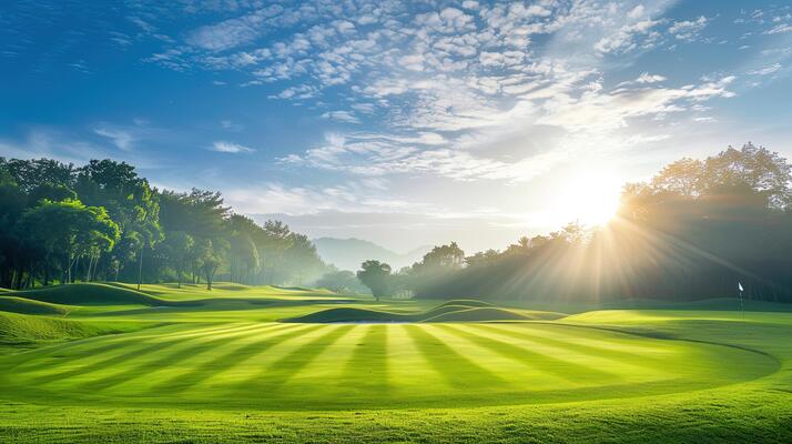 beautiful golf scenery
