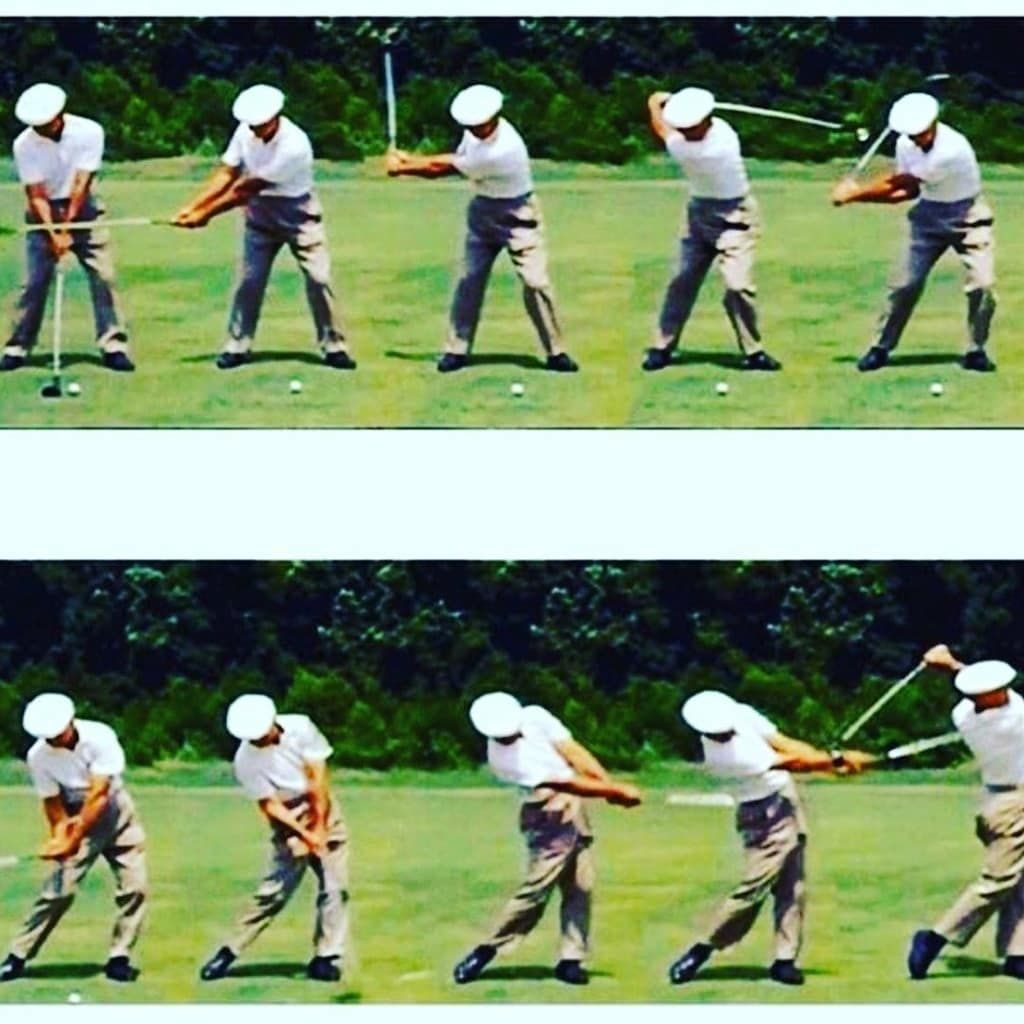 Ben Hogan instructional poster