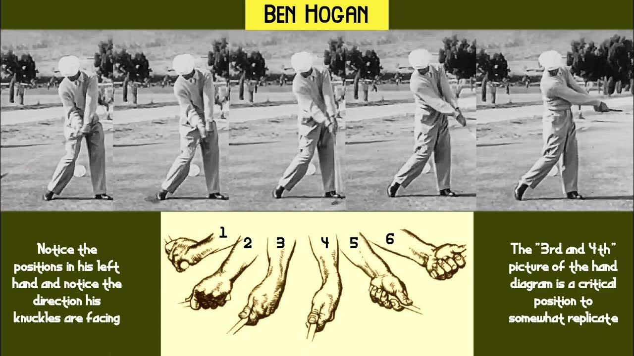 ben hogan swing sequence poster 0009