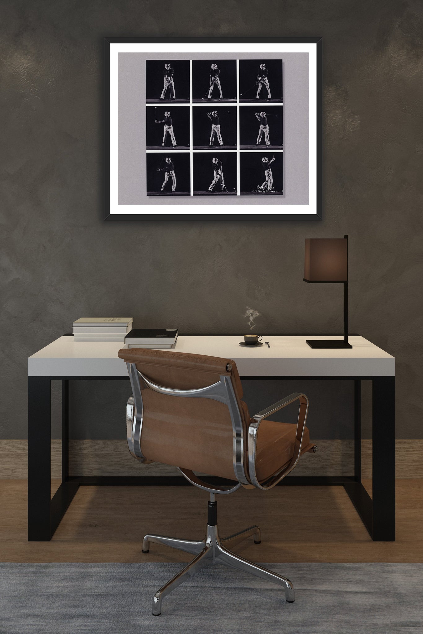 ben hogan swing sequence poster 0018
