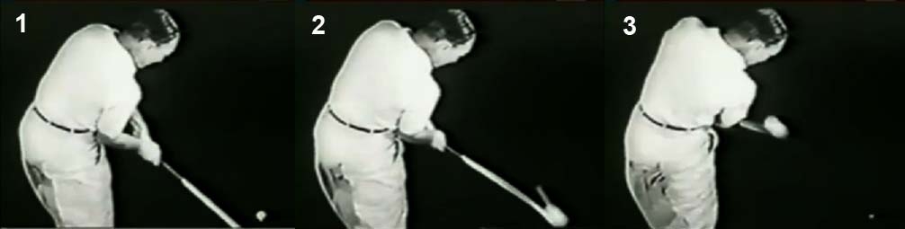 ben hogan swing sequence poster 0024