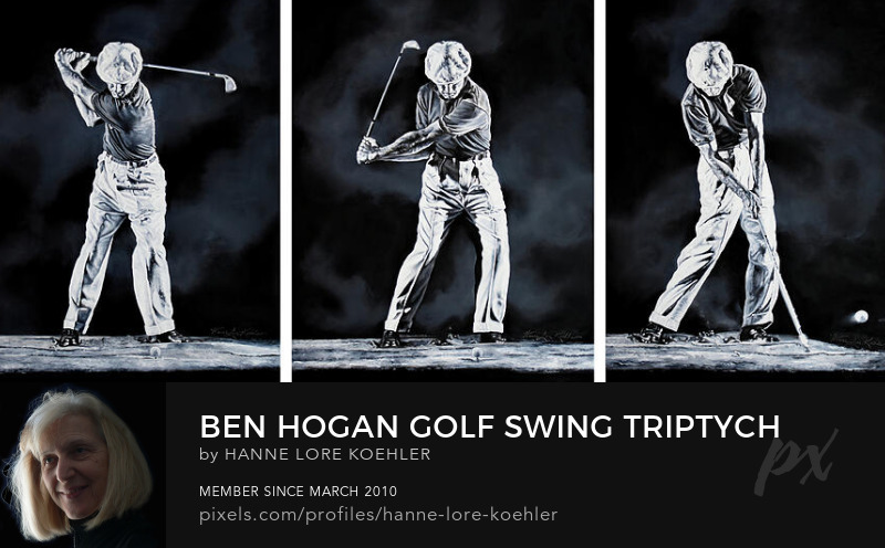 ben hogan swing sequence poster 0036