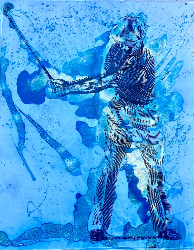 ben hogan swing sequence poster 0041