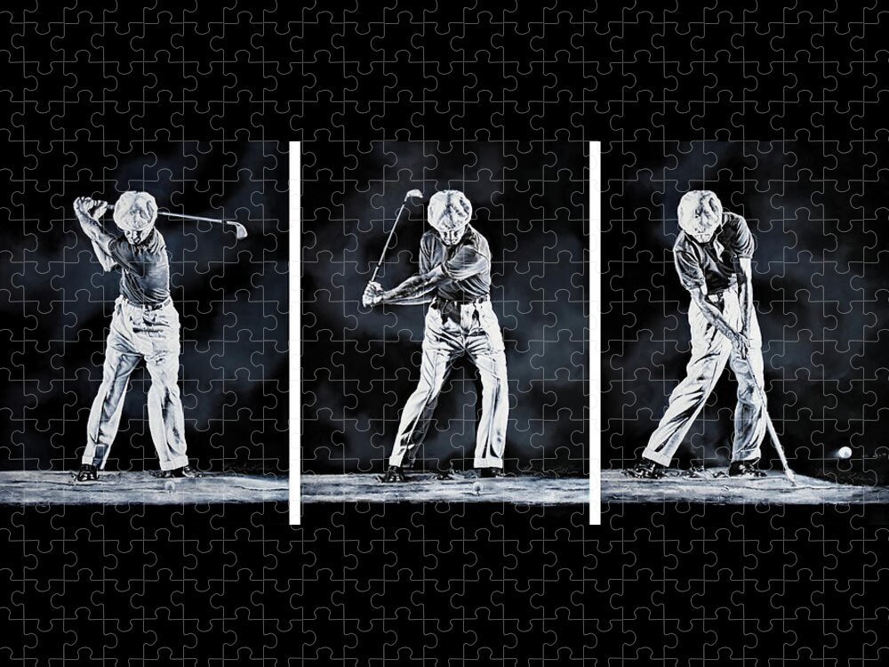 ben hogan swing sequence poster 0043