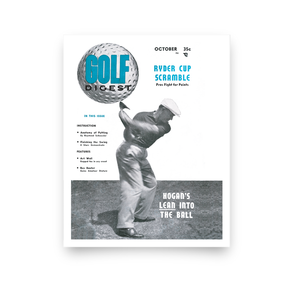 ben hogan swing sequence poster 0048