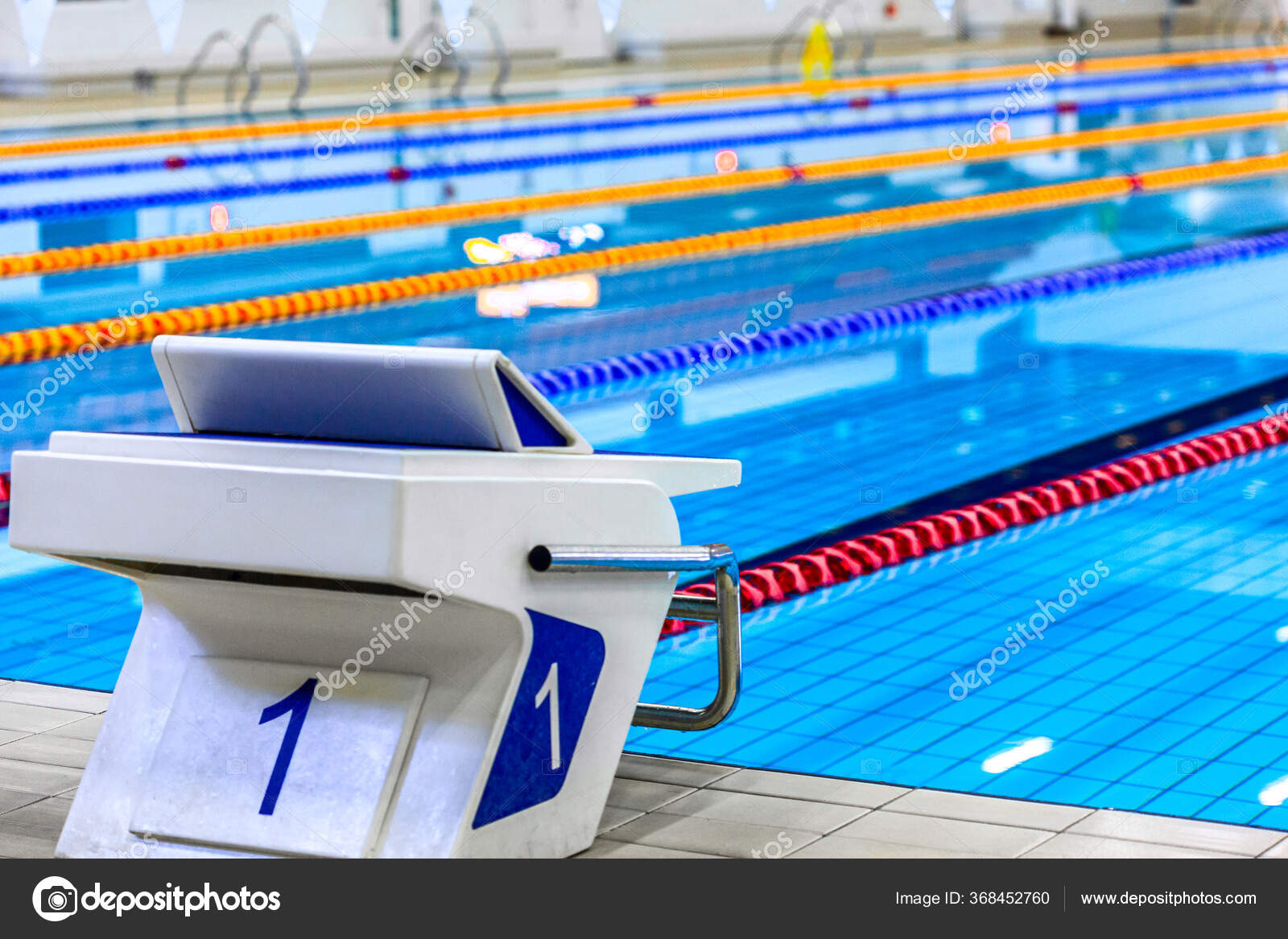 Benefits of starting blocks in swimming