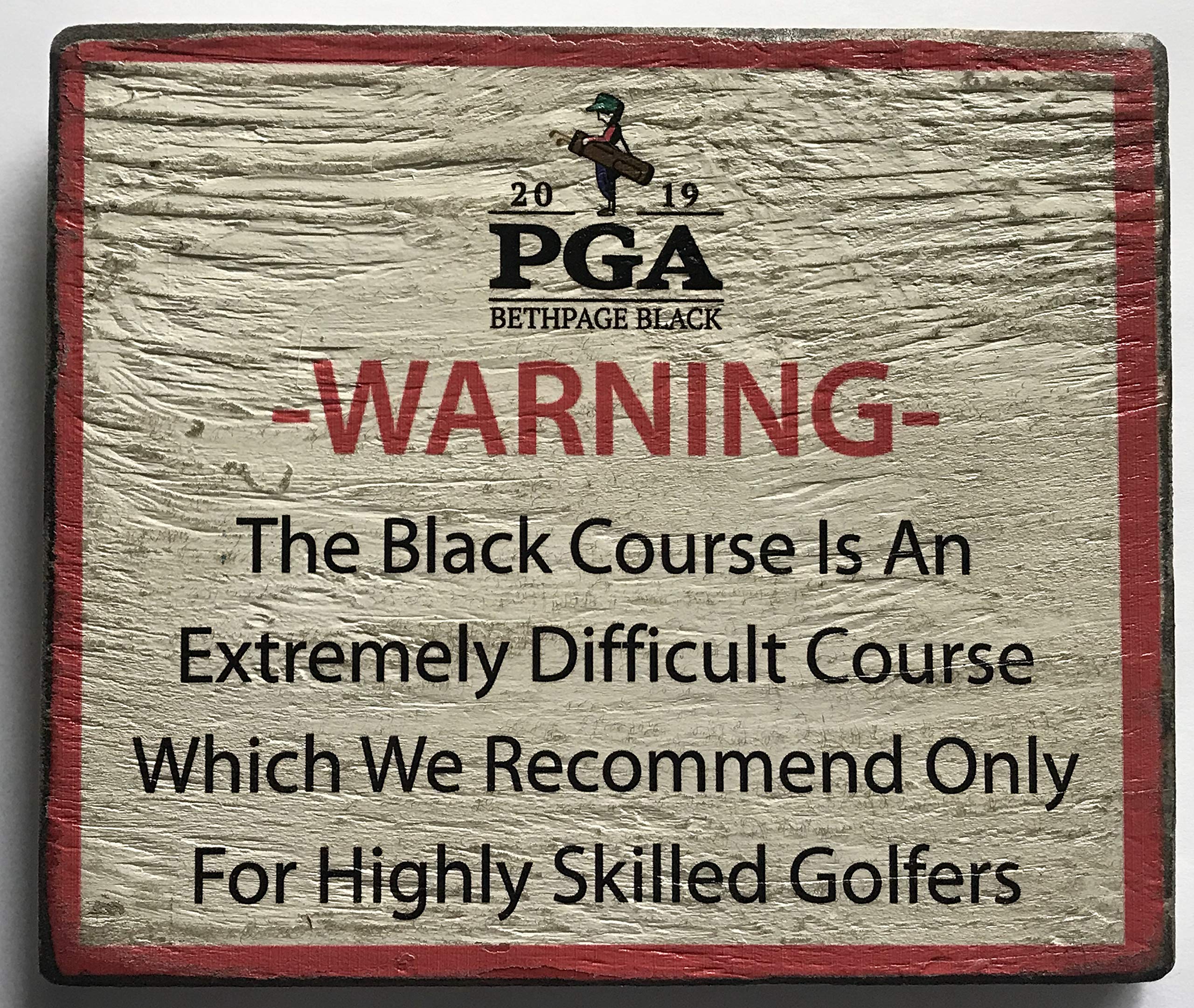bethpage black warning sign 0011