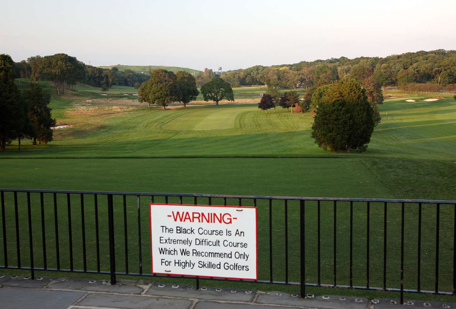 bethpage black warning sign 0013