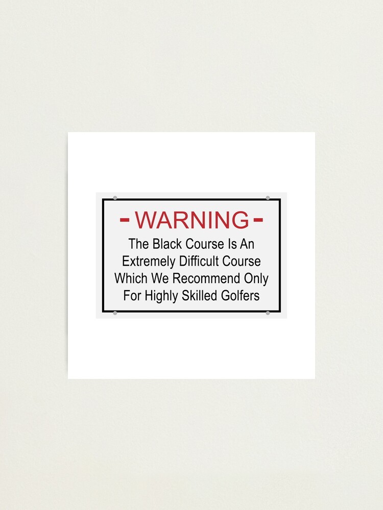 bethpage black warning sign 0022