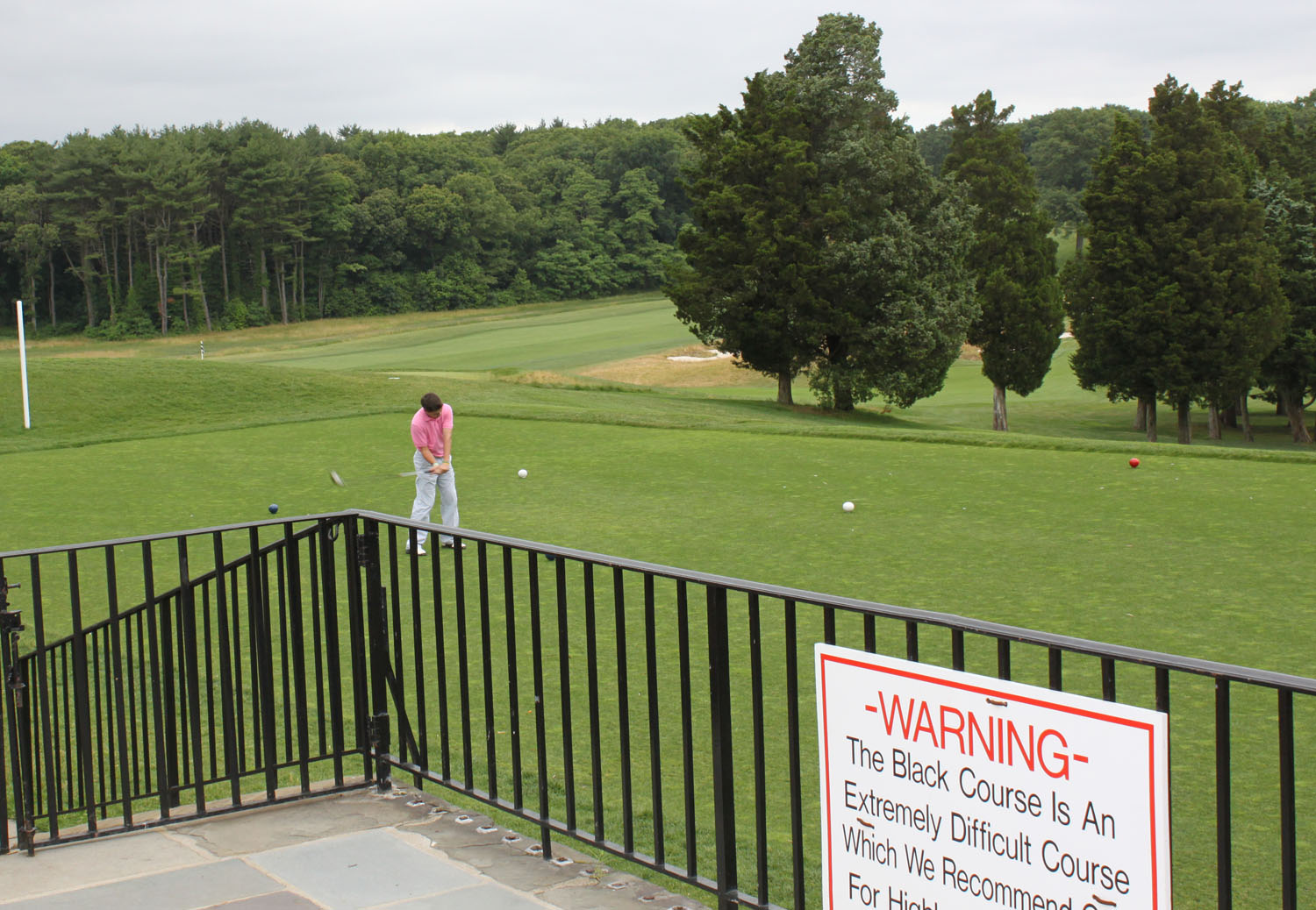 bethpage black warning sign 0023
