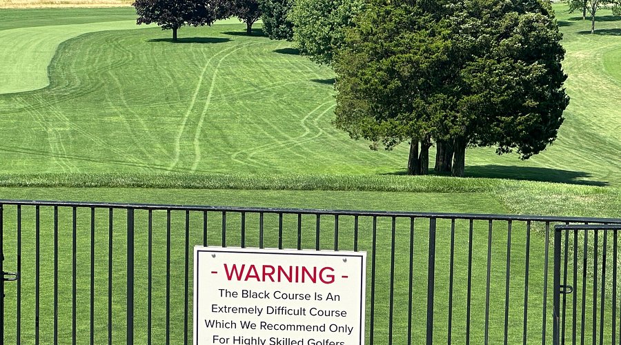 bethpage black warning sign 0041