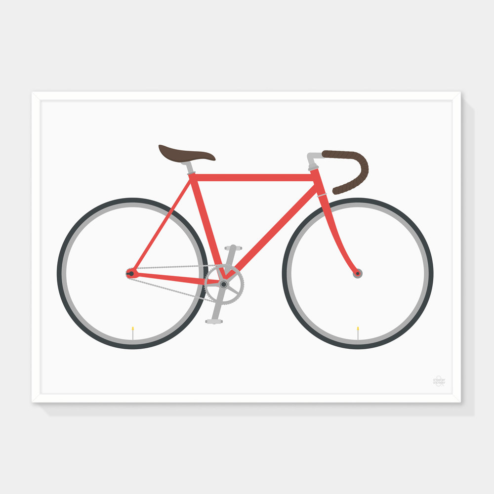 bicycle art prints