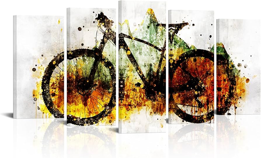 bike silhouette art